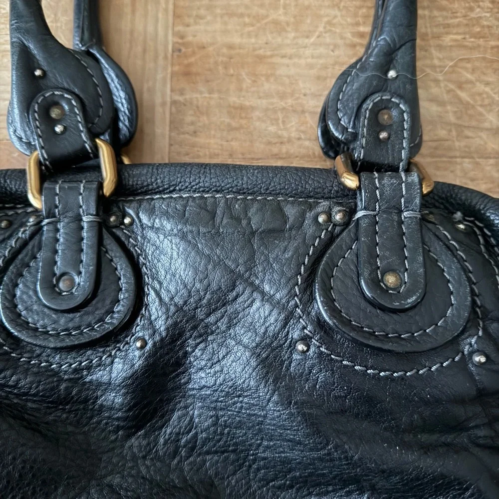 Chloe Black Paddington Leather Shoulder Bag - Picture 3 of 16